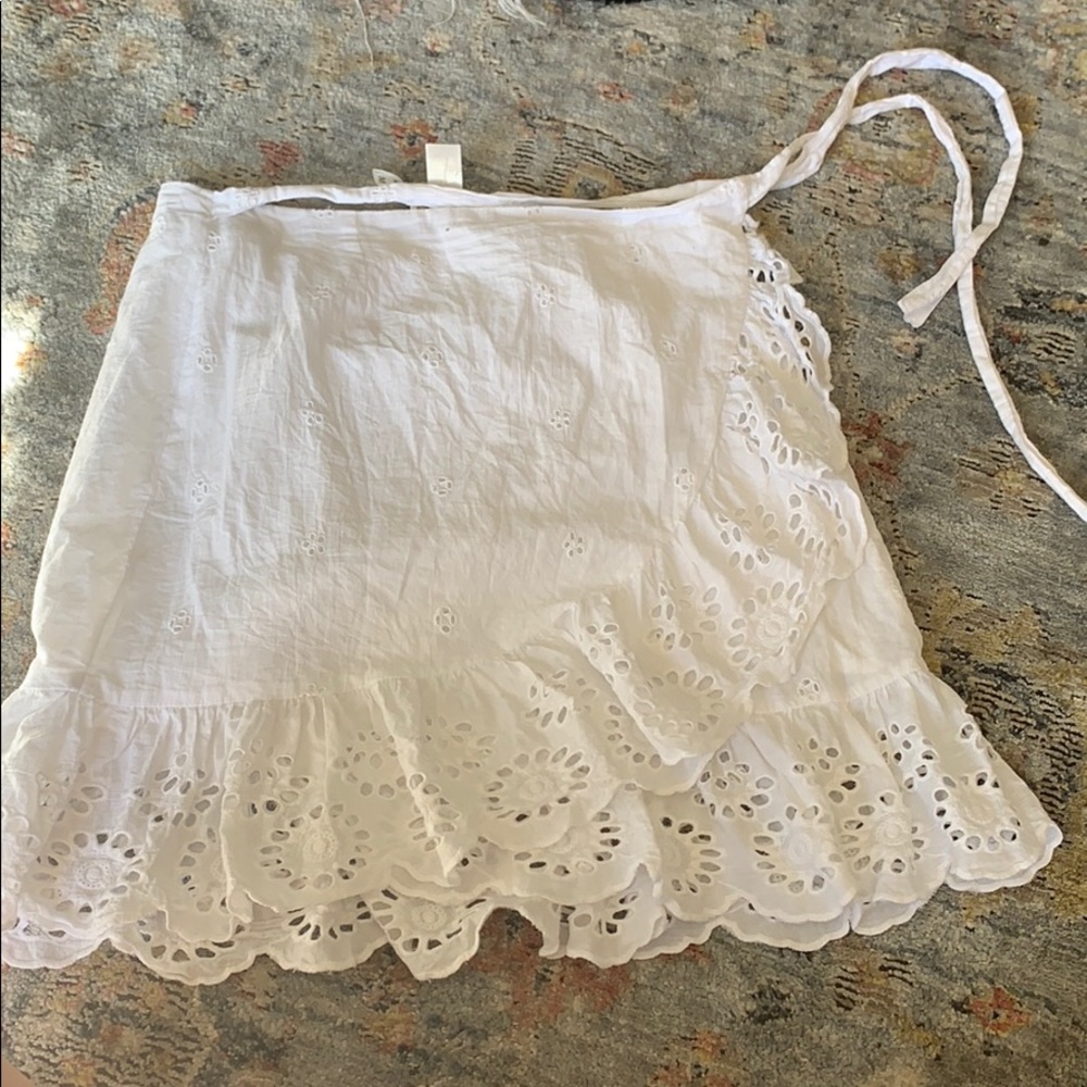 Mini wrap skirt
